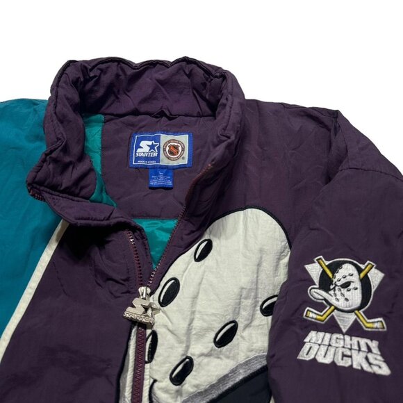 Vintage Mighty Ducks Starter Big Logo Jacket - Picture 4 of 4